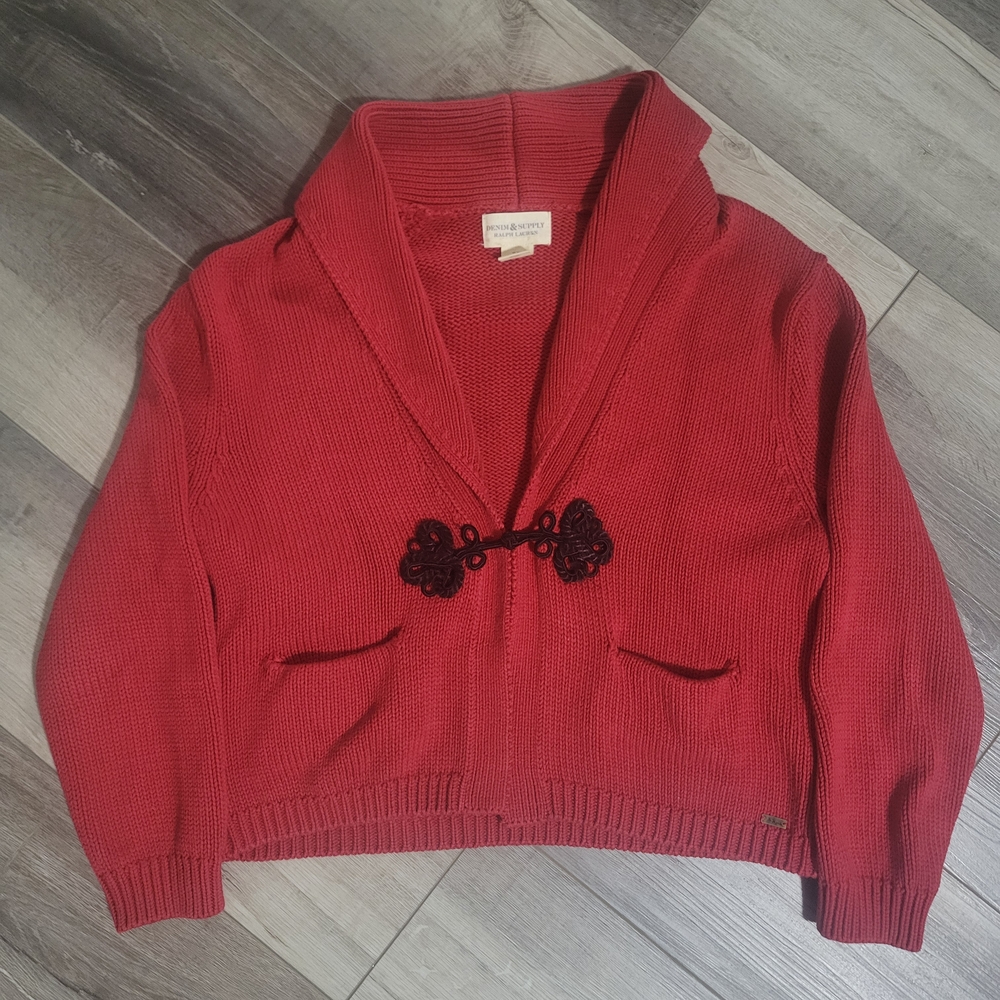 Ralph Lauren Denim & Supply Cropped Sweater - Size XL